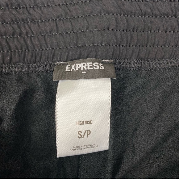 Express High Rise Loungewear Comfy Cozy Pajama Pants Jogger Sweatpants Black - Picture 4 of 5